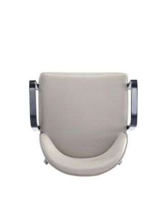 Hillman Leatherette and Velvet Upholstered Dining Armchair