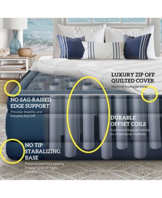 Cloud Supreme Express Inflatable 20" Air Mattress with Built in Pump, Queen