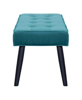 Velvet Tufted Bedroom Bench for Living Room & Entryway