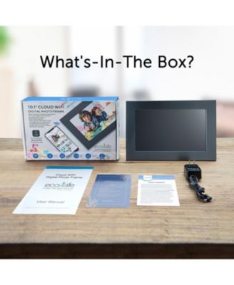 10.1" WiFi Digital Photo Frame with Photos/Videos sharing – Elegant Metal Frame