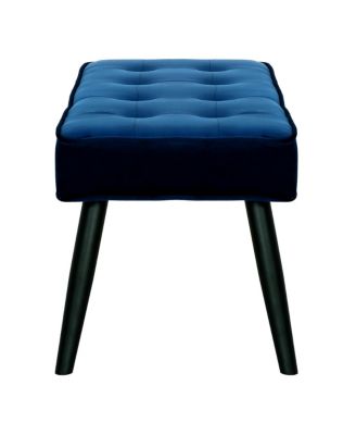 Velvet Tufted Bedroom Bench for Living Room & Entryway