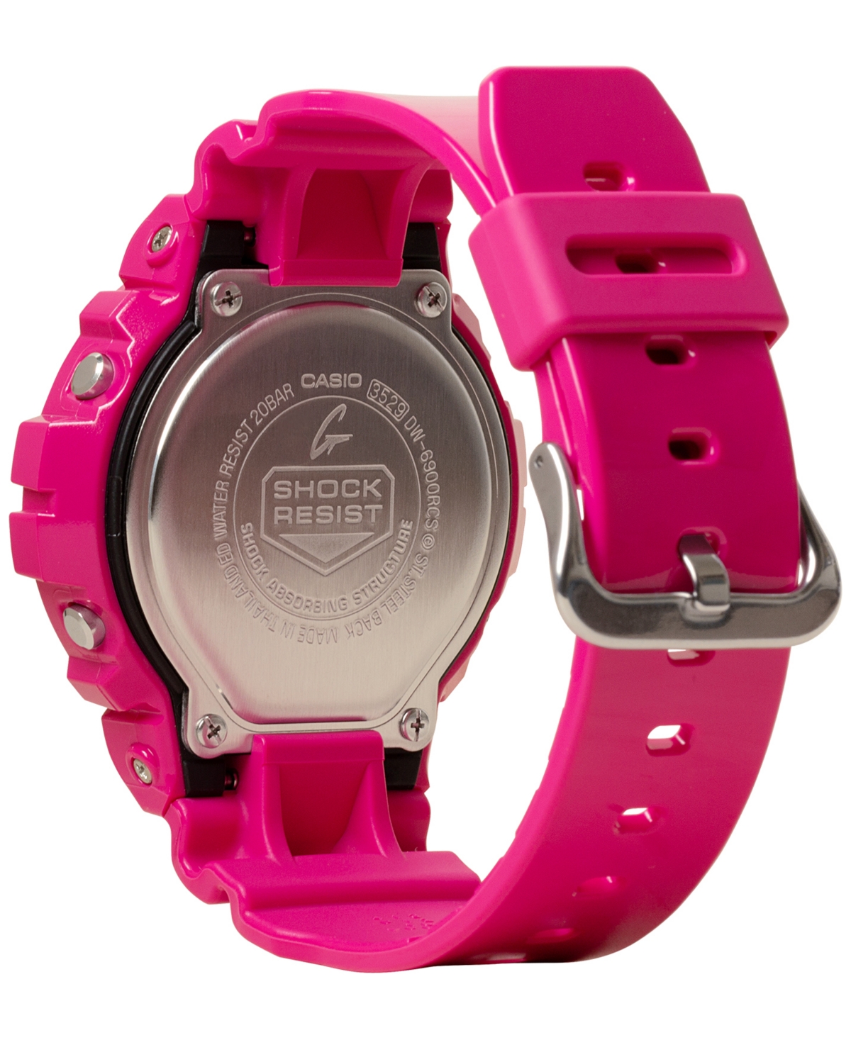 Shop G-shock Men's Digital Pink Resin Strap Watch 50mm, Dw6900rcs-4
