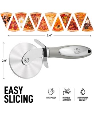 Super Sharp Non-Slip Handle Large Pizza Cutter Wheel