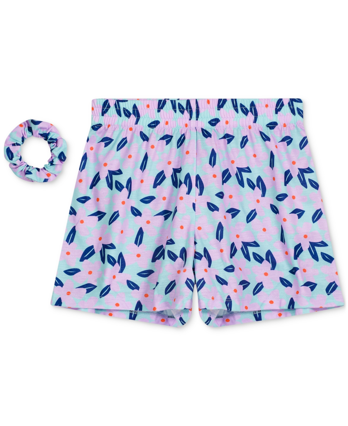 Shop Max & Olivia Max And Olivia Girls 3-pc. Take It Easy Short & Top Pajama Set In Navy