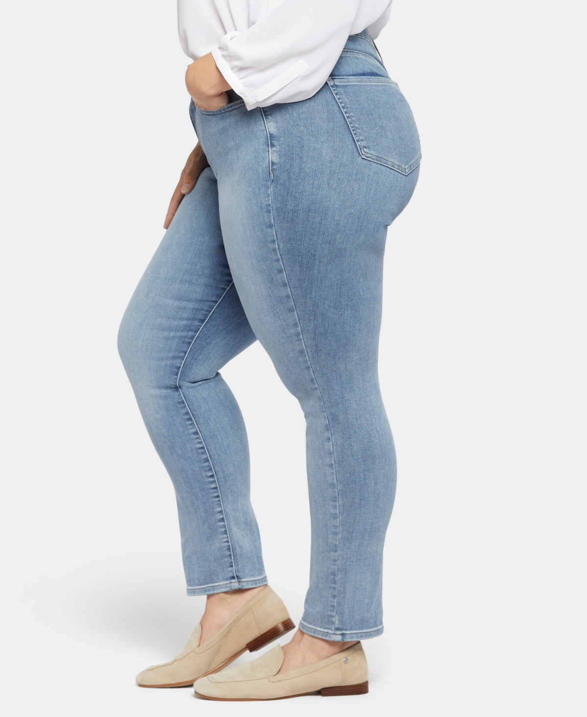 Nydj Plus Size Sheri Slim Jean