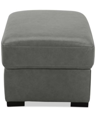 Radley 32"  Leather Ottoman