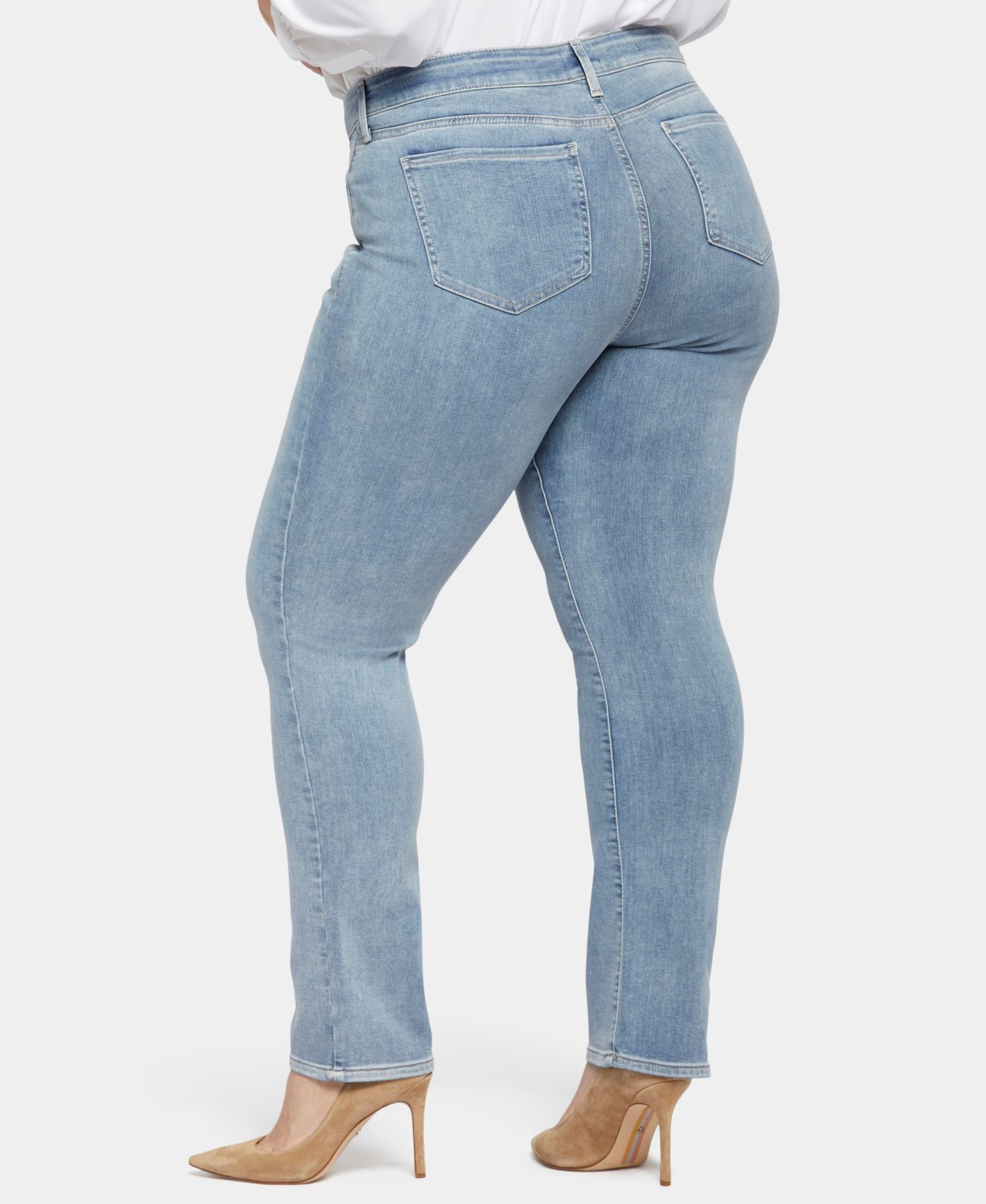 Женские джинсы NYDJ Plus Size Marilyn Straight Jean, цвет: Haley — фото 4