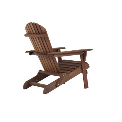 Streamdale Outdoor Folding Adirondack Chair Set - 2 Wood Lounge Chairs