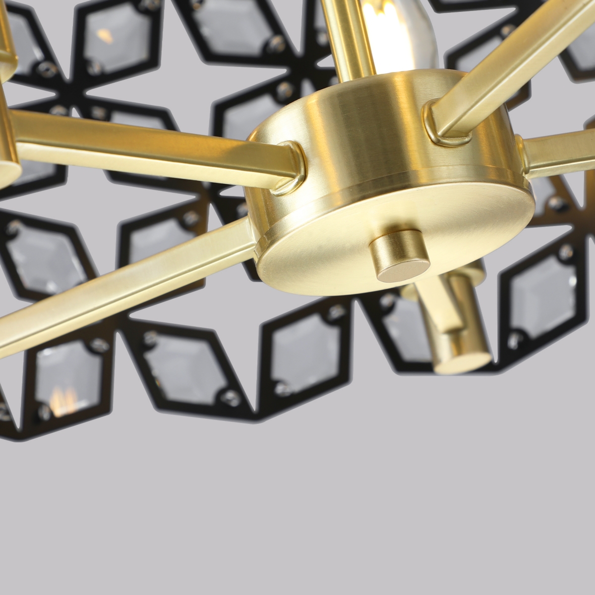 Streamdale Crystal Chandelier Luxury Living Room Lighting