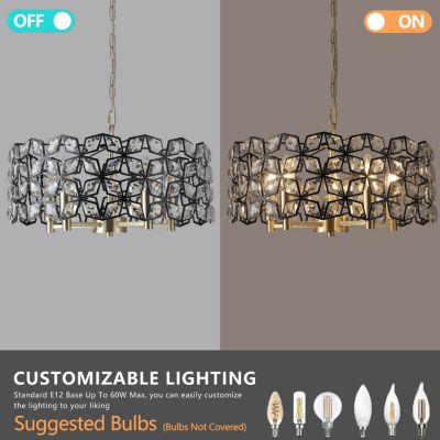 Streamdale Crystal Chandelier Luxury Living Room Lighting