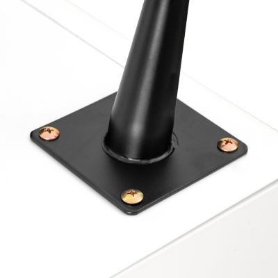 3-Drawer Steel Nightstand for Bedroom/Living Room