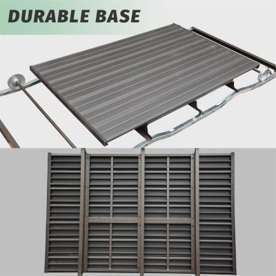 Streamdale Retro Glider Benches with Canopy for Outdoor Use