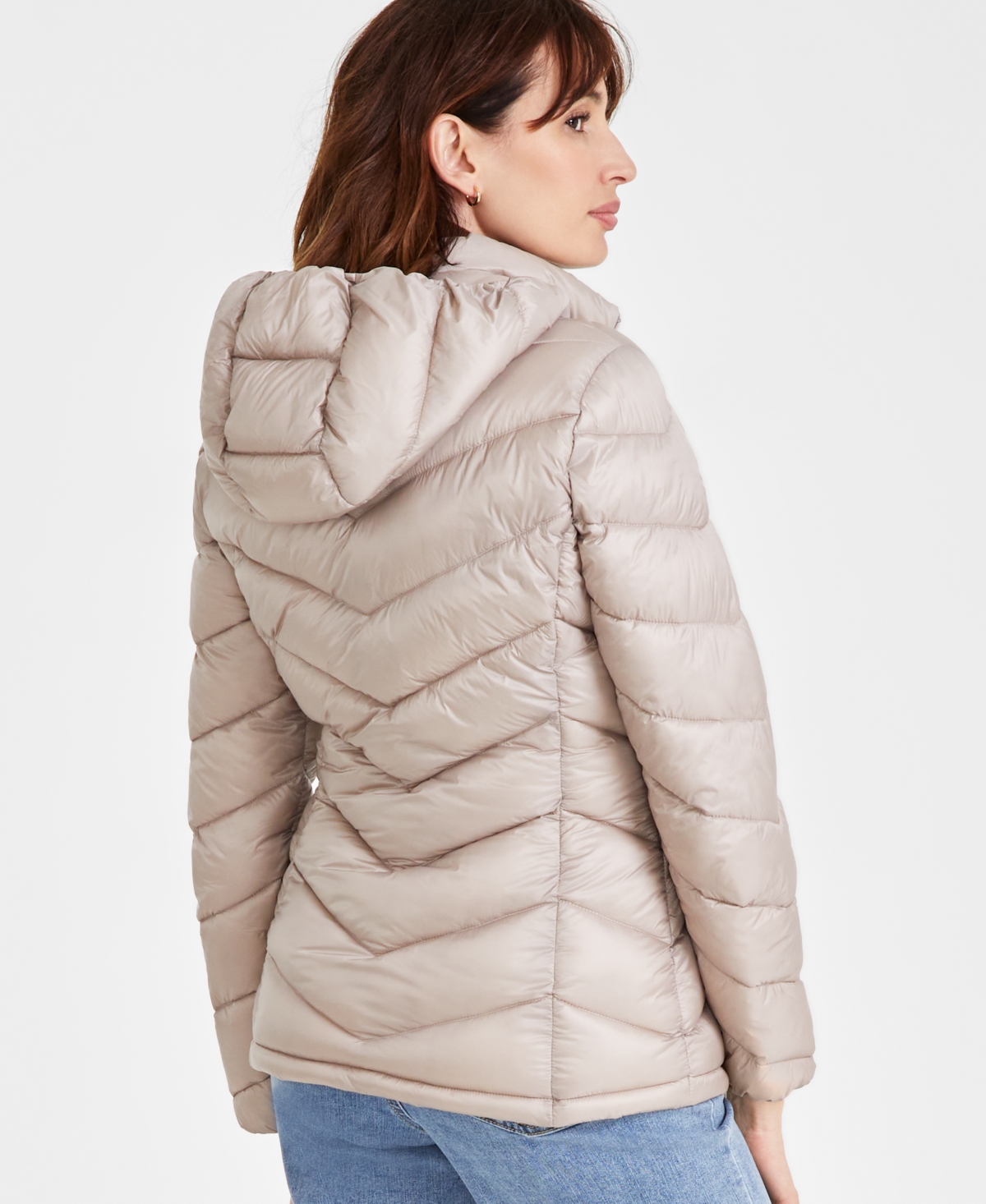 CHARTER CLUB WOMEN'S PACKABLE HOODED PUFFER COAT, CREATED FOR MACY'S 