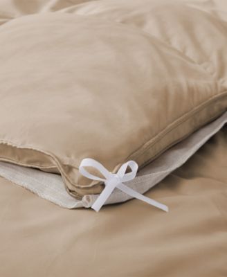 Medium Warmth Goose Feather Down Fiber Comforter, Twin