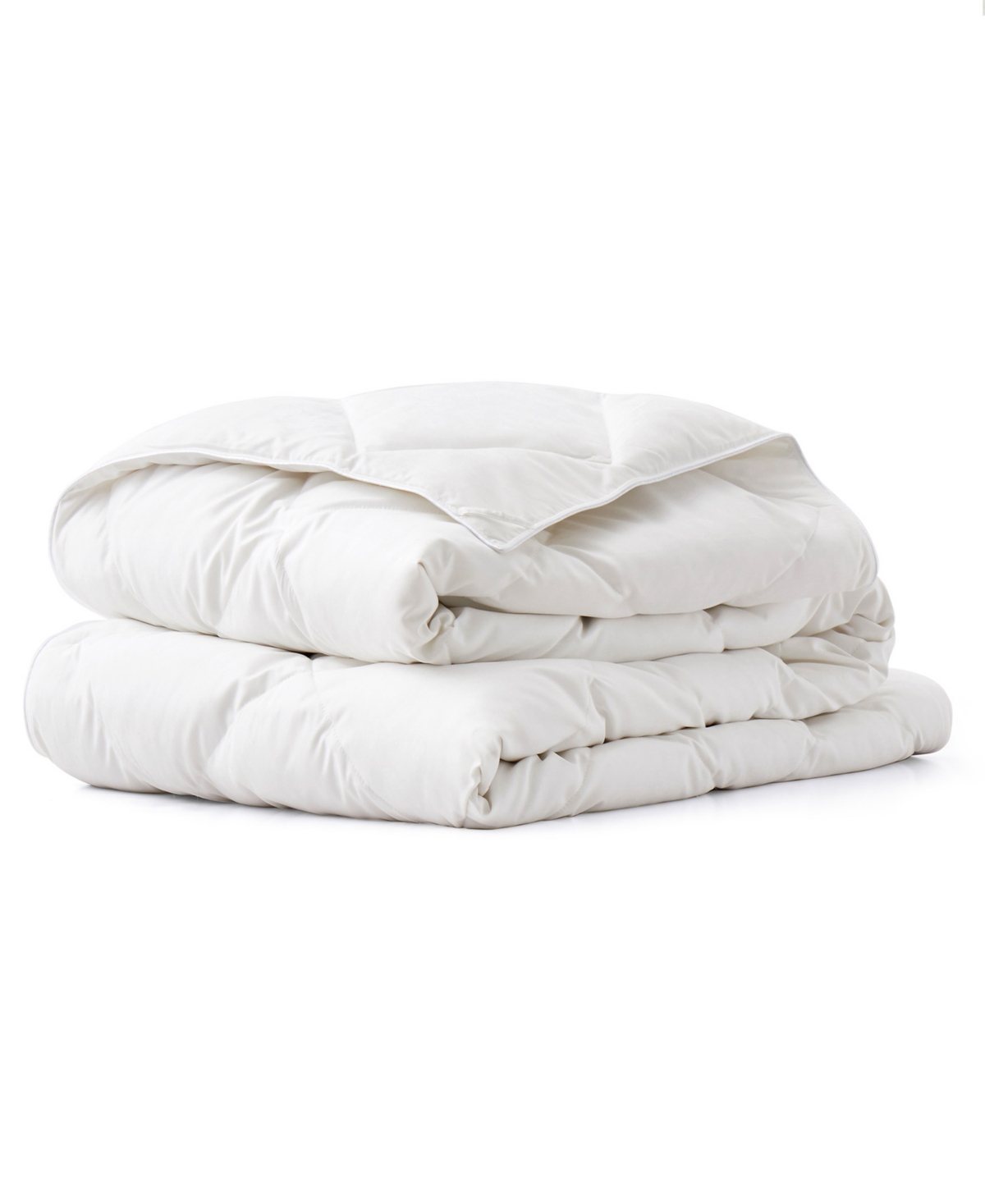 Unikome Lightweight White Goose Down Feather Fiber Comforter , Twin In White
