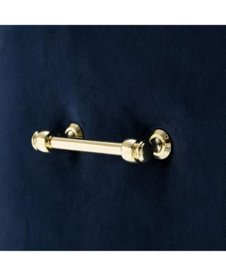 Upholstered Performance Velvet Accent Chair With Metal Leg (Set of 2)