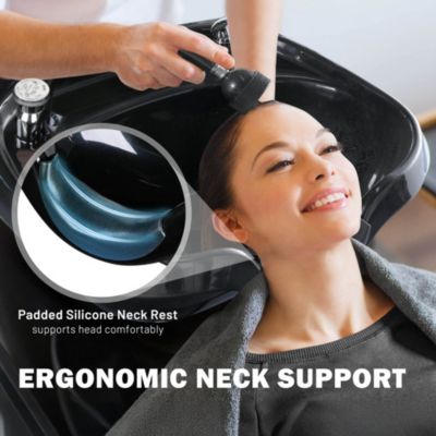 Plastic Shampoo Bowl Hair Sink Barber Shop Beauty Salon Spa Equipment Hair Cut