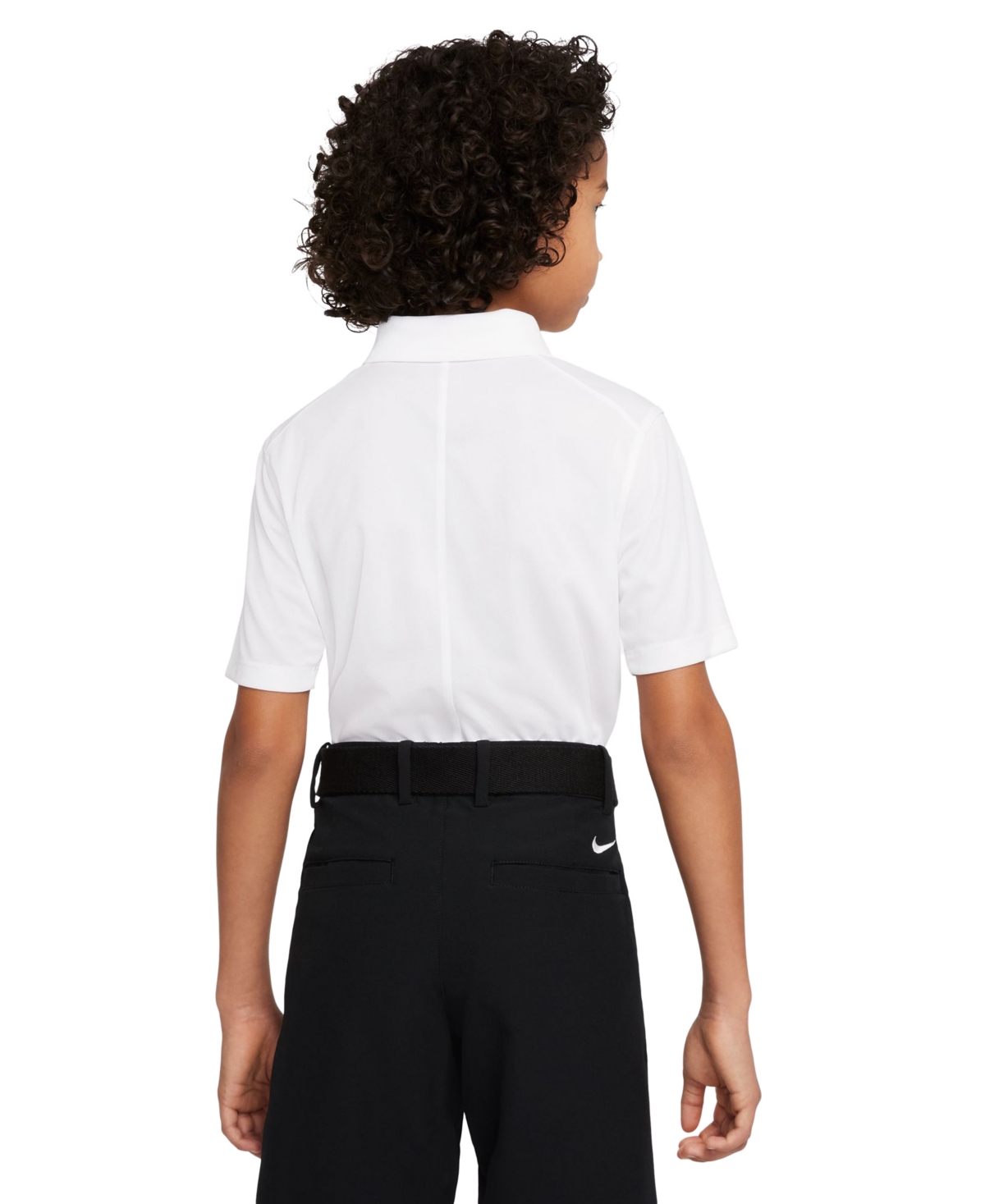 Nike Big Boys Dri-fit Victory Golf Polo Shirt -black