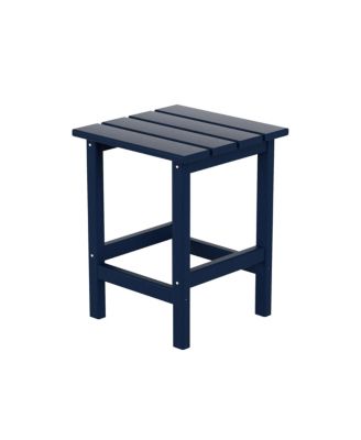 All-Weather Outdoor Patio Poly Adirondack Side Table