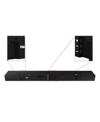 HW-Q990D 11.1.4-Channel Wireless Dolby Atmos Soundbar with Wireless Surround Speakers & Subwoofer (Black)