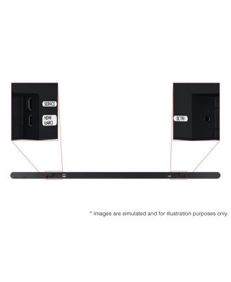 HW-S800D 3.1.2-Channel Soundbar with Wireless Subwoofer (Black)