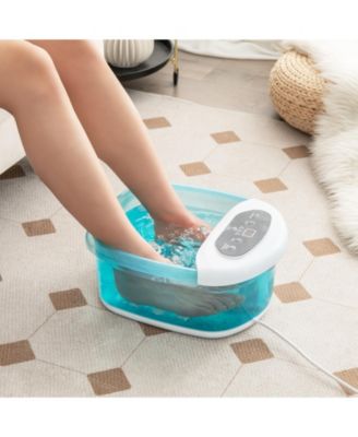 Foot Spa Massager Tub with Removable Pedicure Stone and Massage Beads