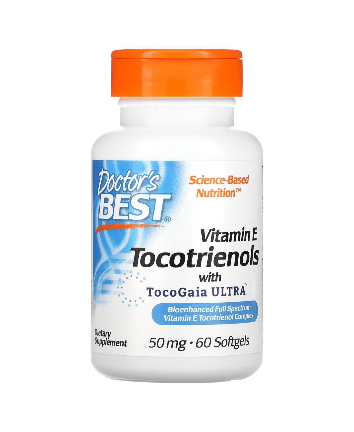 Vitamin E Tocotrienols with TocoGaia Ultra 50 mg - 60 Softgels - Assorted Pre-pack (See Table