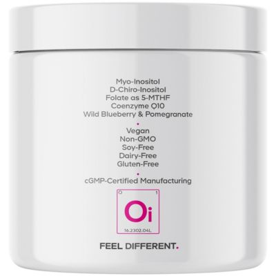 Liposomal Ovarian Inositol Powder - Myo-Inositol & D-Chiro-Inositol 40:1 Blend, Folate 5-MTHF, CoQ10, Pte & Wild Blueberry, 60 Servings