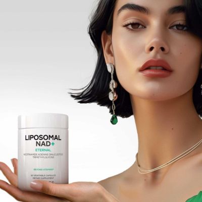 Liposomal NAD+ Supplement - NAD Nicotinamide Adenine Dinucleotide Coenzyme Pills - 500 mg NAD+ Per Serving & Betaine Anhydrous, 60 Capsules