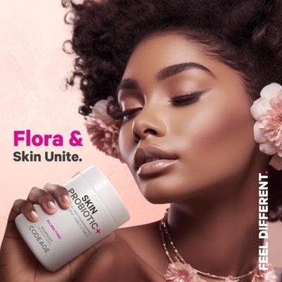 Skin Probiotics + Prebiotics - Skin Care Routine Supplement - 50 Billion CFU - Ayurvedic Botanical Herbs - Face Probiotics, 60 Capsules