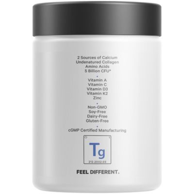 Teeth & Gums Vitamins + Oral Probiotics Supplement for Mouth - Whole Food Calcium, Collagen, Potassium, Vitamin C, D3, K2, Zinc - 90 Capsules