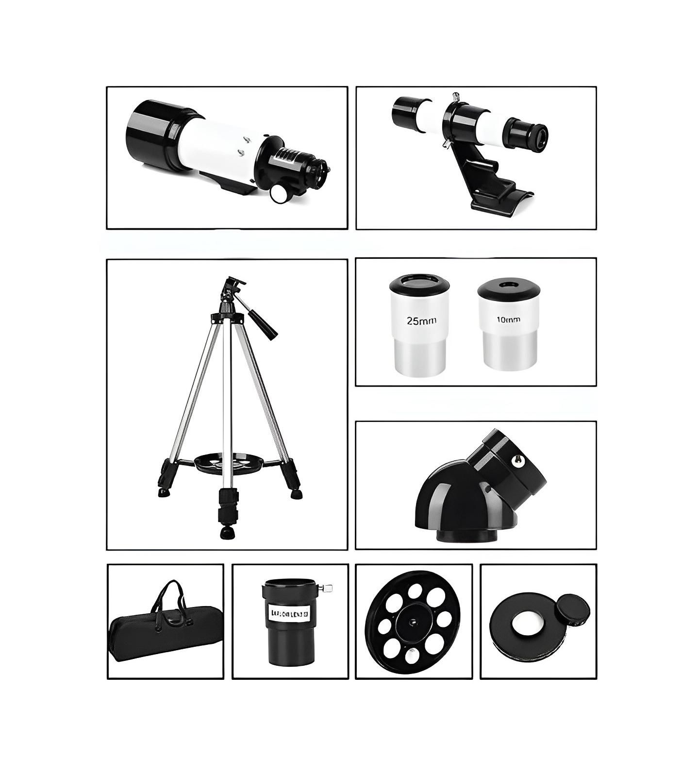 Детская игрушка SUGIFT Telescope 70mm Aperture 400mm Az Mount Beginner-Friendly Astronomy Telescope, Ages 5+ — фото 6