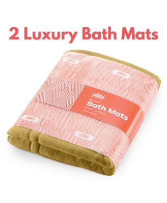 Soft &amp; Absorbent Luxury Cotton Bath Mat 22&amp;quot; x 34&amp;quot; - 2 Pack