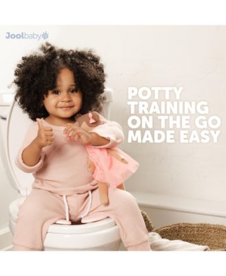Folding Travel Potty Training Seat for Toddlers, Fits Round & Oval Toilets, Non-Slip Suction Cups, Includes Free Travel Bag