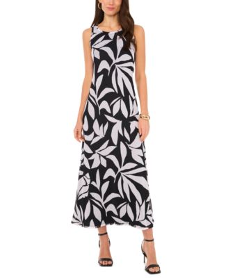 Vince Camuto - Women's Printed Sleeveless Maxi Dress