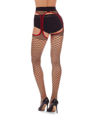 Women's Capture Me Fishnet Cutout Suspender Tight