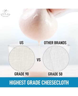 Unbleached & Reusable Ultra Fine Cheese Cloth (3 Yard)