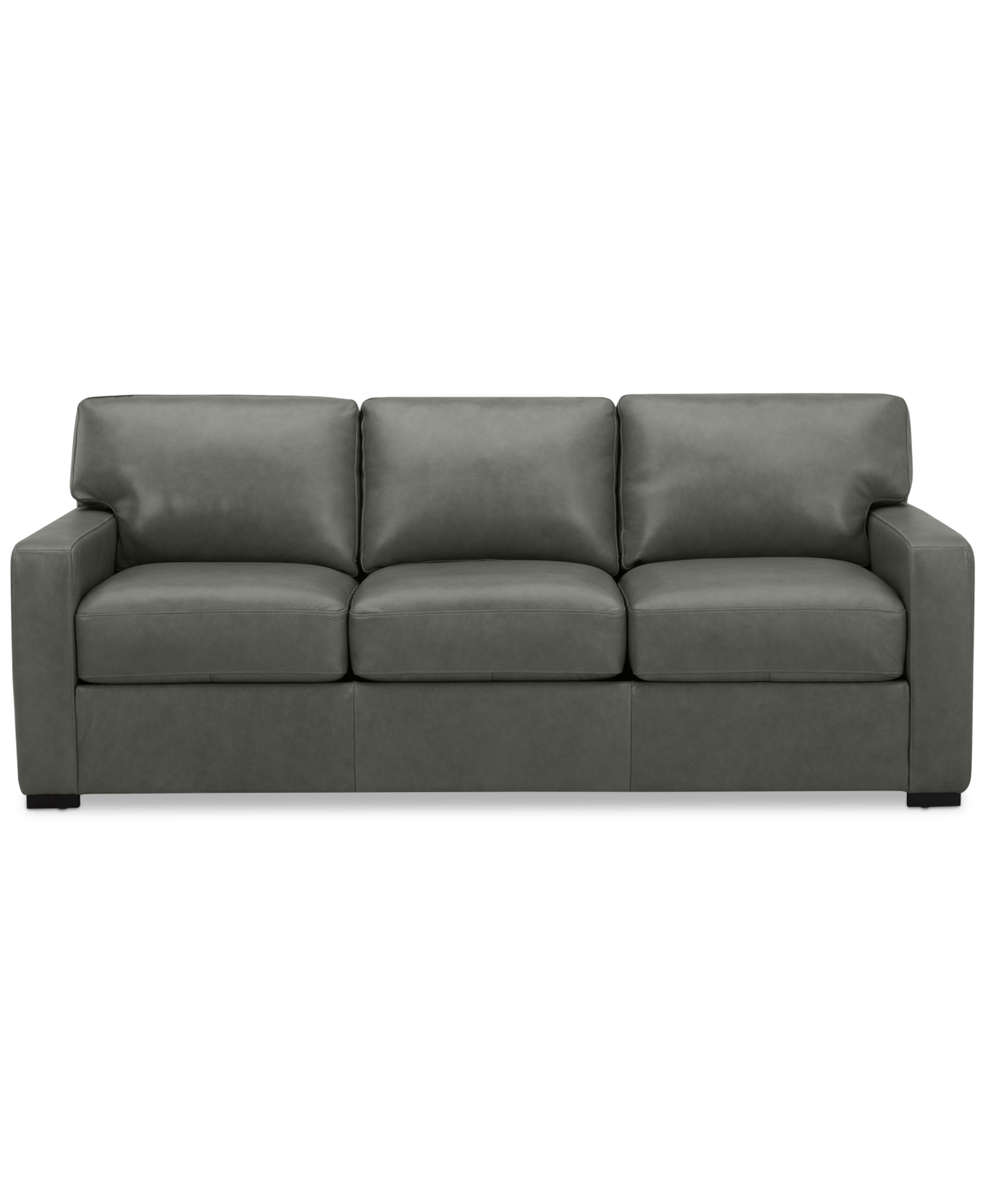 MACY'S RADLEY 86" LEATHER SOFA, CREATED FOR MACY'S 