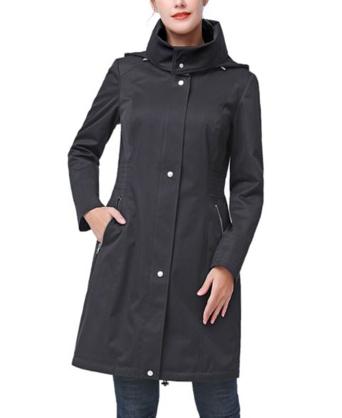 Женское пальто kimi + kai Alys Water Resistant Hooded Anorak, цвет: Чёрный