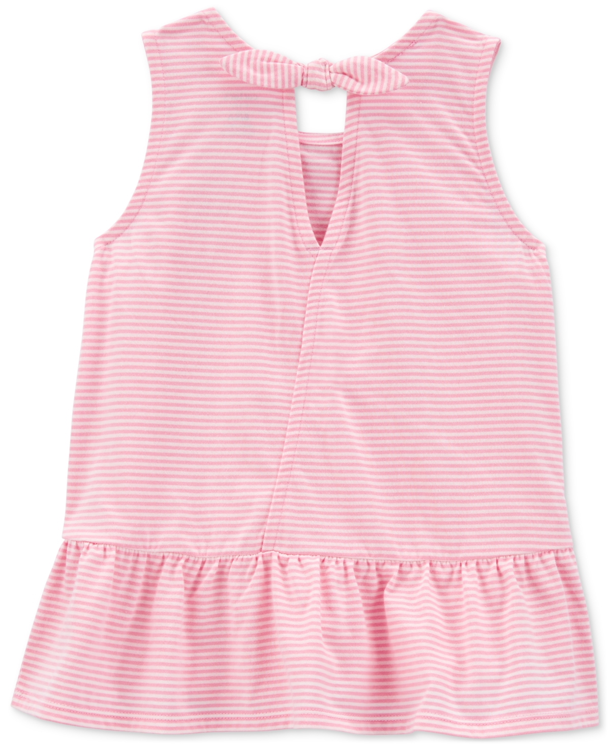 Shop Carter's Toddler Girls Striped Watermelon Top & Bike Shorts, 2 Piece Set In Pink