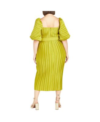 Plus Size Krista Pleat Dress