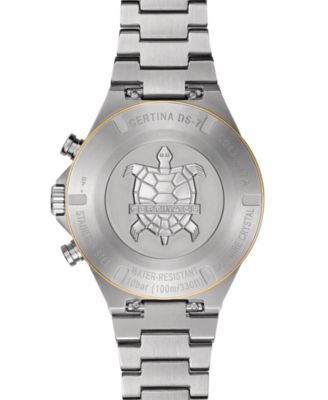 Men's Swiss Chronograph DS-7 Two-Tone Stainless Steel Bracelet Watch 41mm