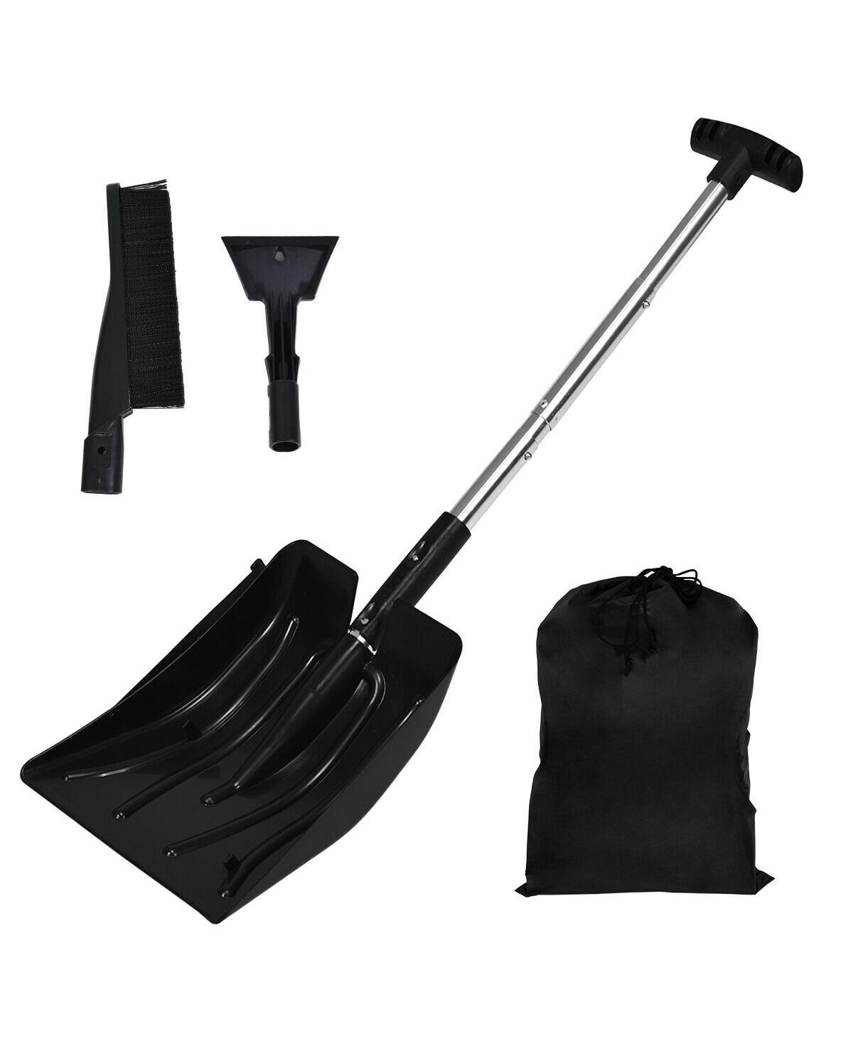 3-in-1 Snow Shovel with Ice Scraper and Snow Brush - Open Miscellaneous