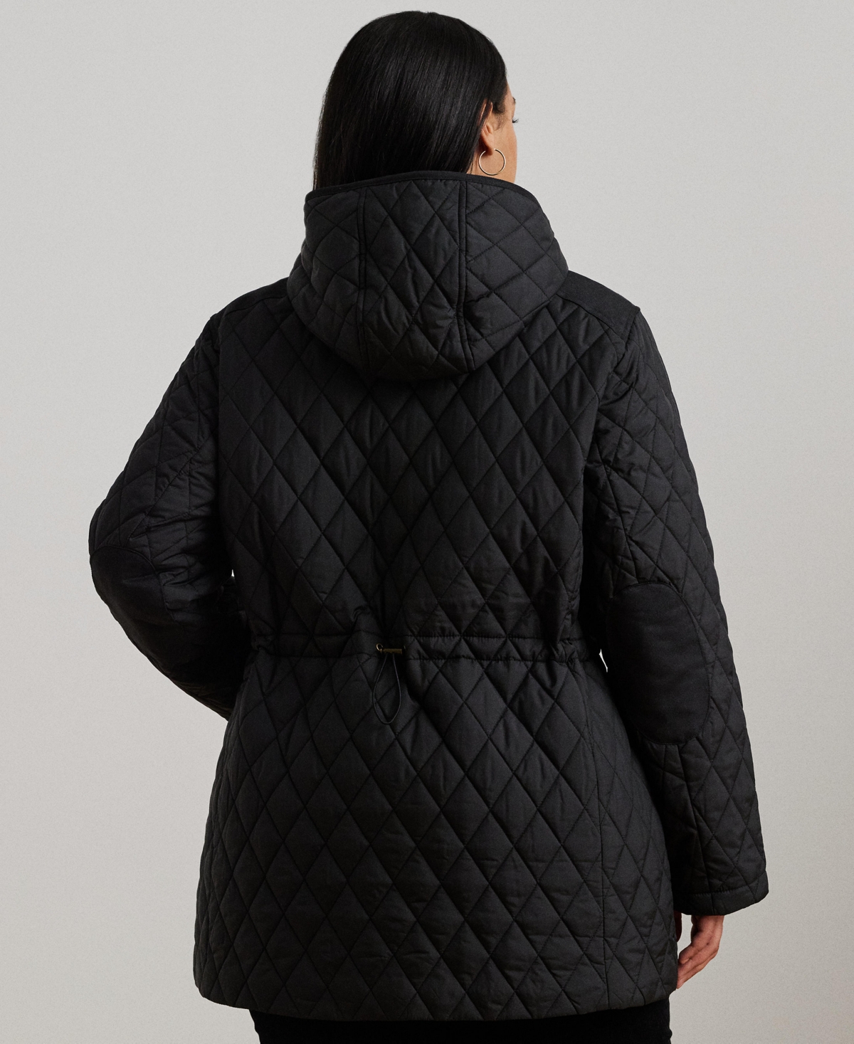 Lauren Ralph Lauren Plus Size Hooded Quilted Anorak Coat