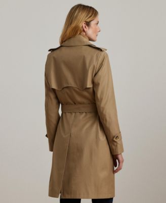 Lauren Ralph Lauren Petite Belted Water-Resistant Trench