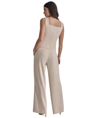 M---MSBESYOR Women Summer Knit Sweater Set Two Piece Outfits Sleeveless