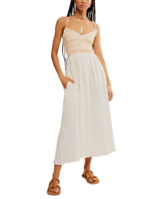 Free People - Women's Sweet Nothings Cotton Midi Dress