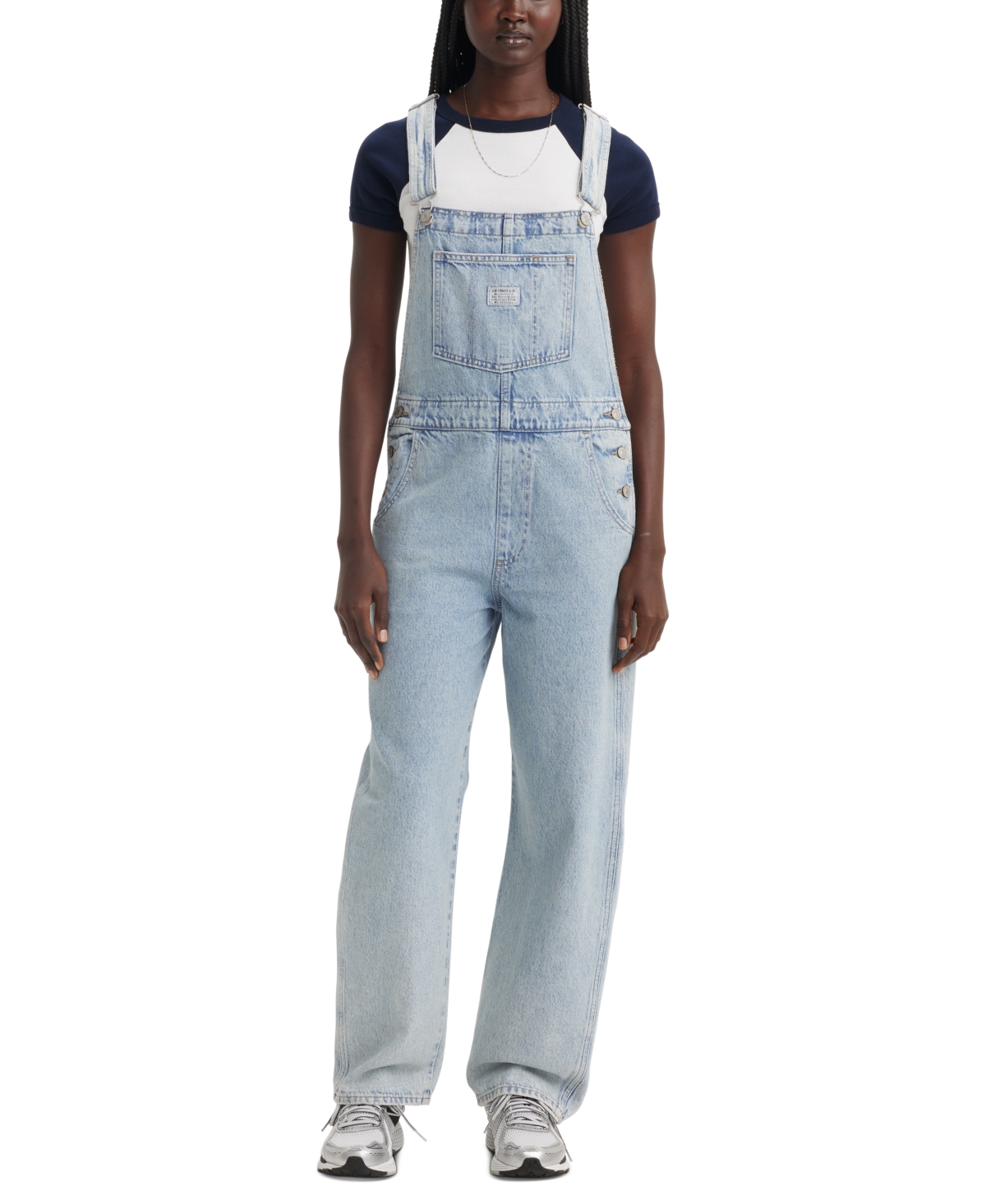 Levi's Vintage Denim Overalls In Mesh Intentions