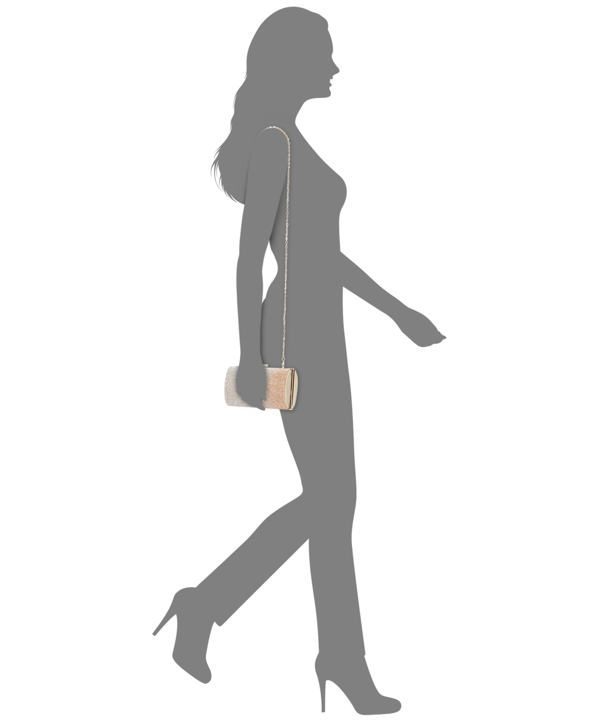 I.n.c. International Concepts Randdi Mini Ombre Crystal Clutch Crossbody, Created for Macy's