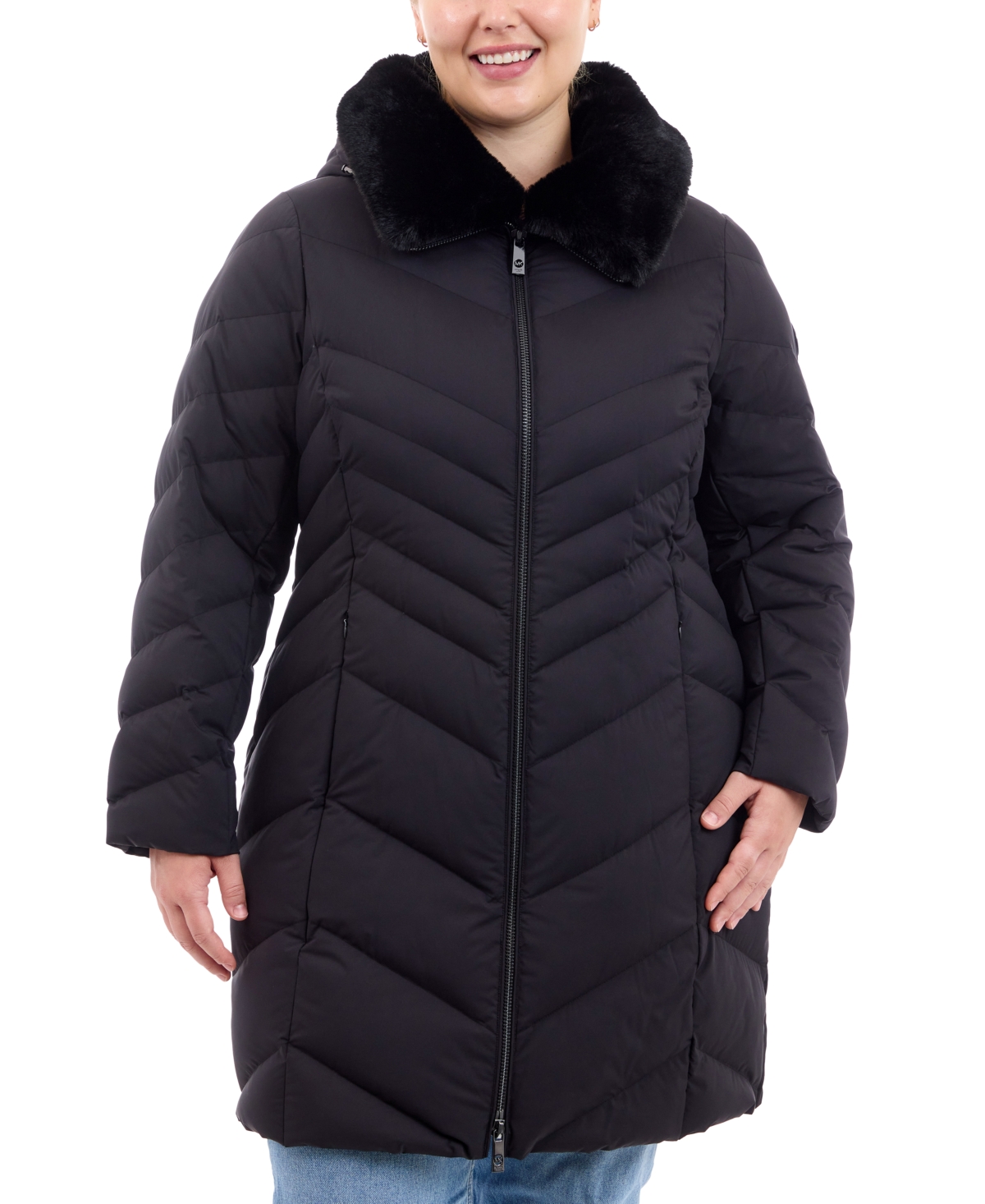 Michael kors plus size packable puffer coat shop